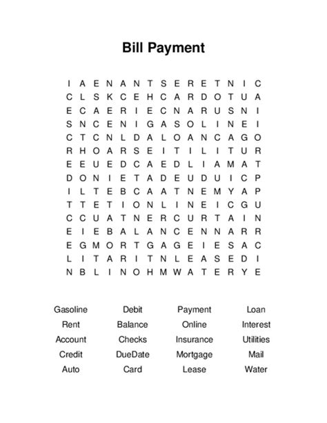bill for payment crossword clue.